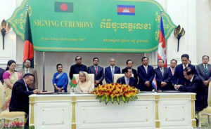 Agreement sign in combodia