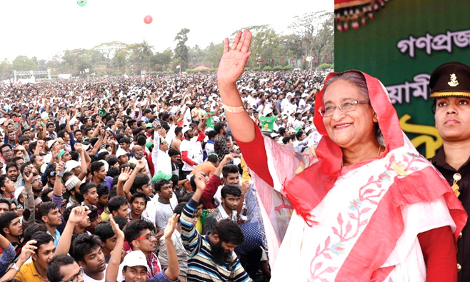 বিএনপি ক্ষমতায় থেকে দেশকে দুর্নীতির আখড়ায় পরিণত করেঃ প্রধানমন্ত্রী শেখ হাসিনা