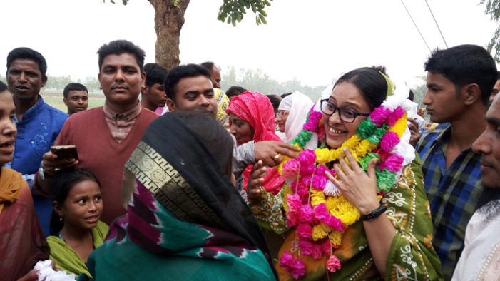 আগামী নির্বাচনে প্রধানমন্ত্রীর আশির্বাদ নিয়ে আসছে কেয়া চৌধুরী