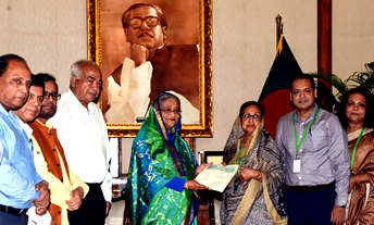 ঐতিহাসিক রোজ গার্ডেনের দলিল গ্রহণ করলেন প্রধানমন্ত্রী শেখ হাসিনা