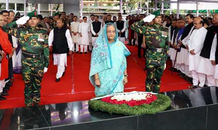 মুজিবনগর দিবসে বঙ্গবন্ধুর প্রতি প্রধানমন্ত্রী শেখ হাসিনার শ্রদ্ধা