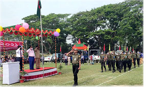 কসবায় যথাযথ মর্যাদায় মহান স্বাধীনতা ও জাতীয় দিবস পালিত