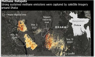 বাংলাদেশের আকাশে ভেসে বেড়াচ্ছে রহস্যময় মিথেন গ্যাস