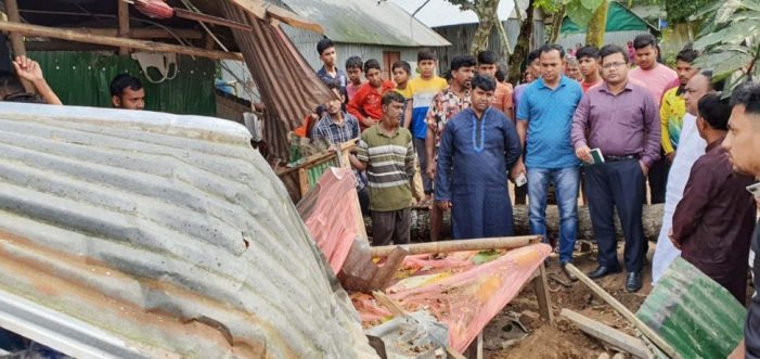 কসবায় ঝড়ে দুইজন নিহত ॥ ফসলের ক্ষয়ক্ষতি 