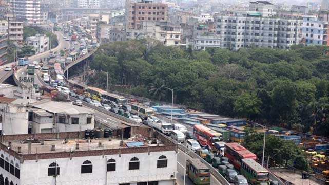 যানজটে বিশ্বে ঢাকার অবস্থান পঞ্চম