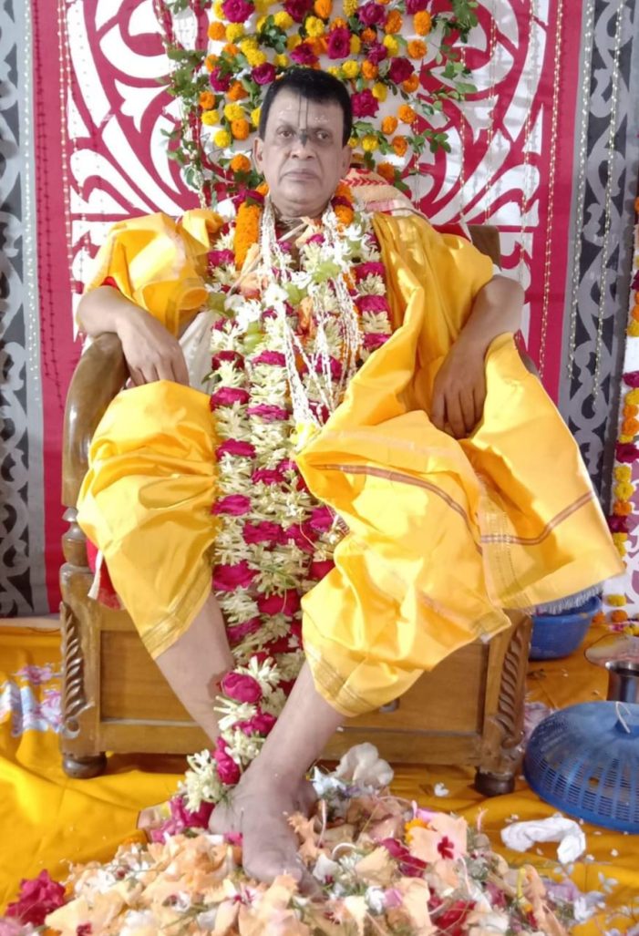 কসবায় গুরুদেব শ্রী ব্রজগোপাল গোস্বামী ৬২তম শুভ আবির্ভাব তিথি