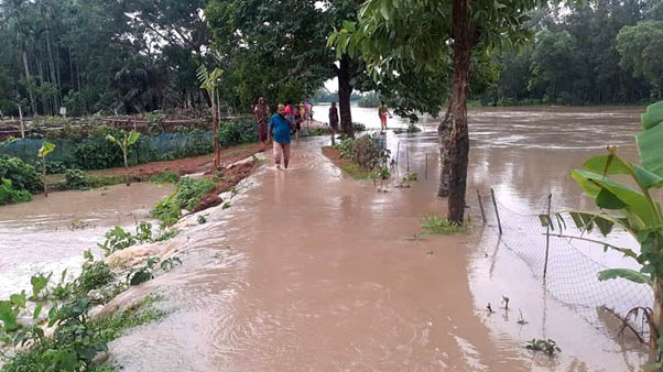 মৌলভীবাজারে এখনও পানিবন্দি সাড়ে ৩ লাখ মানুষ