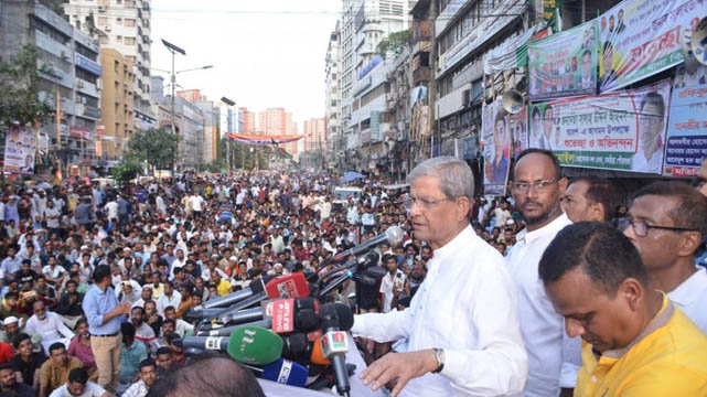 ঝামেলা করলে আওয়মীলীগের পরিণতি শুভ হবে না: মির্জা ফখরুল