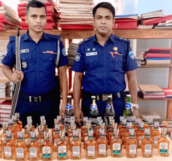 কসবায় বিদেশী মদ উদ্ধার