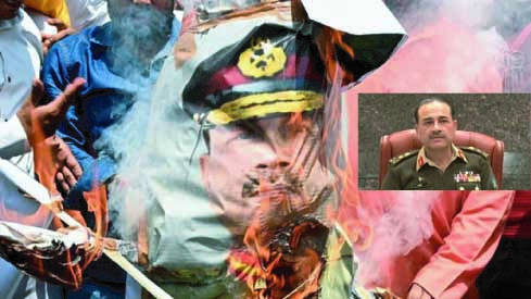 কাশ্মীর নিয়ে পাকিস্থানি সেনা প্রধানের বক্তব্যে ভারতে ক্ষোভ