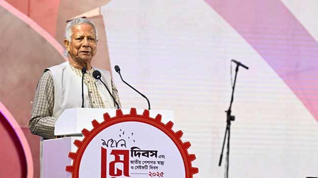 শ্রমিকের উন্নয়ন ছাড়া নতুন বাংলাদেশ সম্ভব নয়— প্রধান উপদেষ্টা