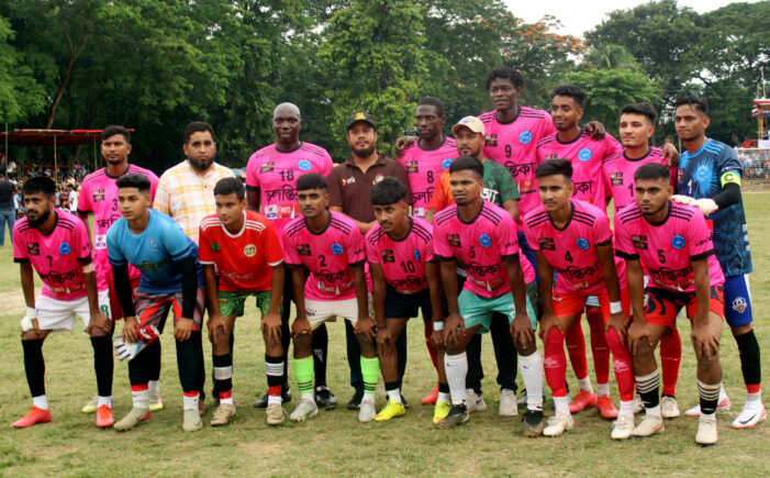 কসবায় আড়াইবাড়ী চলন্তিকা ক্রীড়াচক্র ৫-১গোলে জয়লাভ