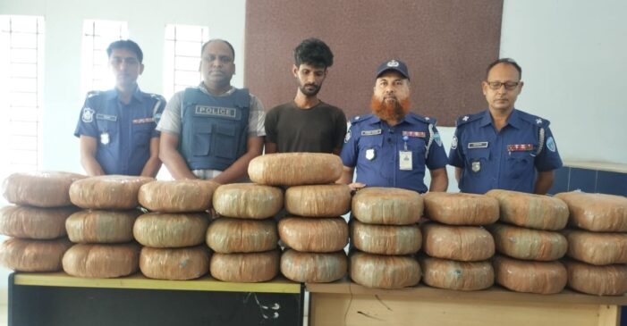 কসবায় ৭০কেজি গাঁজাসহ এক কারবারি আটক