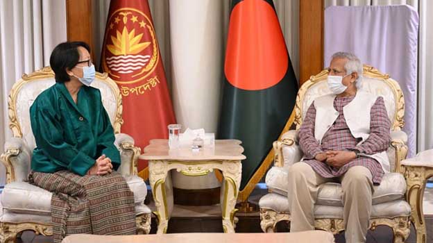 ভুটানকে বাংলাদেশের সব অবকাঠামোগত সুবিধা নেওয়ার পরামর্শ প্রধান উপদেষ্টার