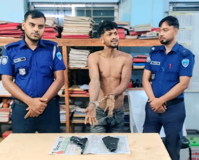 কসবায় একটি এয়ার পিস্তল সহ একজন গ্রেপ্তার ১