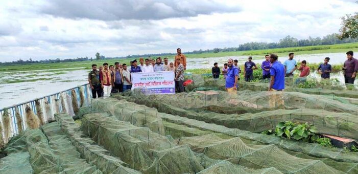 ঠাকুরগাঁওয়ে অবৈধ জাল পুড়িয়ে দিলো প্রশাসন