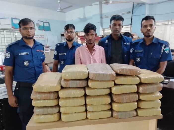 কসবায় ৭০কেজি গাঁজাসহ এক কারবারি আটক
