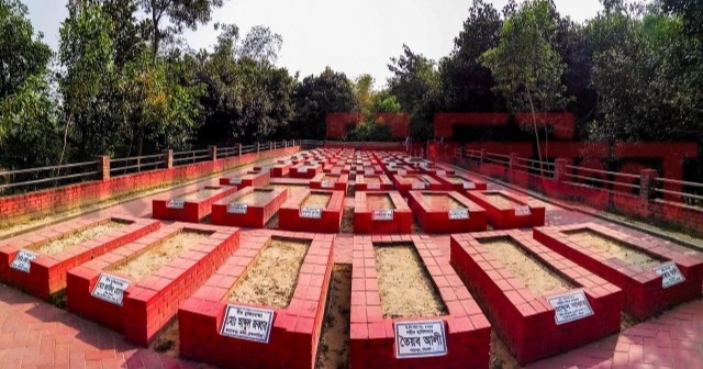 কসবায় কোল্লাপাথর সমাধিস্থলে ঘুমিয়ে আছে ৫০জন শহীদ বীর মুক্তিযোদ্ধা