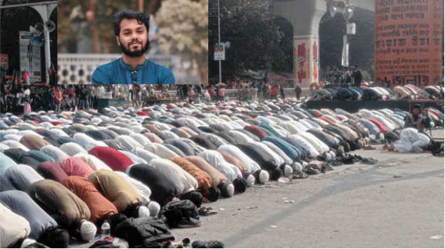 লাখো মানুষের ভালবাসায় সিক্ত হয়ে হাদি চীর বিদায় নিয়ে শায়িত হলে চীরস্থায়ী আবাসে