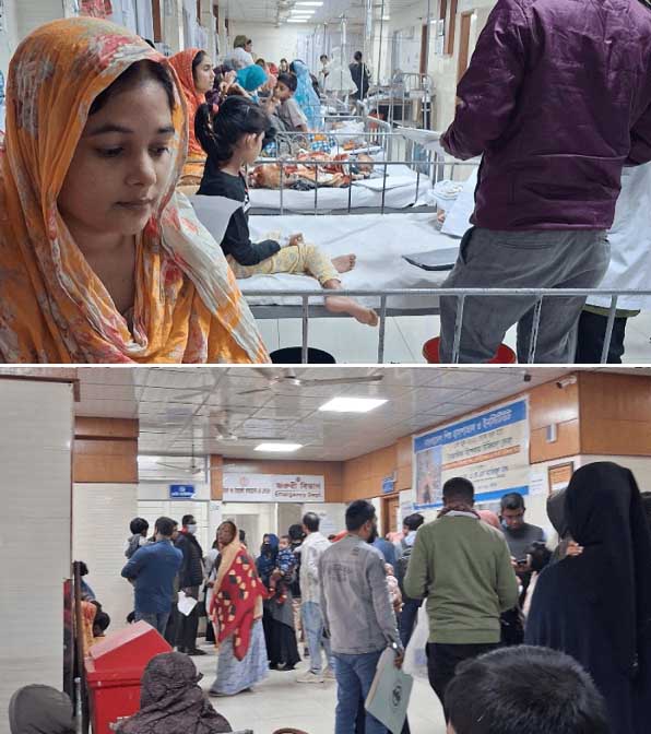 শীতজনিত রোগে ঢাকার শিশু হাসপাতালগুলোতে ভিড়