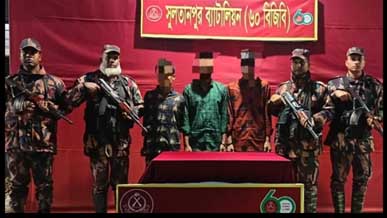 কসবা খাদলা সীমান্ত এলাকা থেকে ৩জন হত্যা মামলার আসামি গ্রেফতার