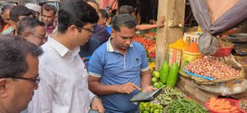 কসবা পবিত্র মাহে রমজান উপলক্ষে উপজেলা প্রশাসনের বাজার মনিটরিং