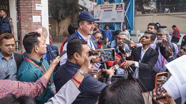 দুপুর পর্যন্ত ভোটারদের মধ্যে যথেষ্ট উদ্দীপনা দেখেছি: ইইউ পর্যবেক্ষক প্রধান