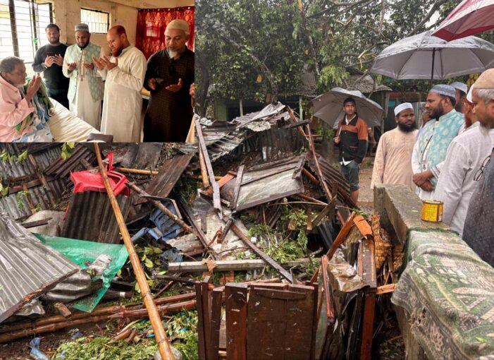 কসবায় ঘূর্ণিঝড়ে ক্ষতিগ্রস্ত এলাকায় পরিদর্শন ও আর্থিক সহযোগিতা দিয়েছে জামায়াত নেতা আতাউর