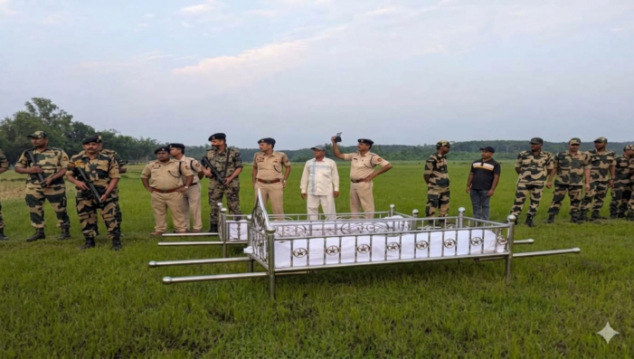 কসবা সীমান্তে বিএসএফের গুলিতে নিহত দুই বাংলাদেশির মরদেহ বিজিবির নিকট হস্তান্তর