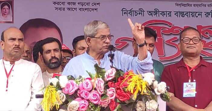 একটি মহল দেশকে অস্থিতিশীল করার চেষ্টা করছে: ঠাকুরগাঁওয়ে এলজিআরডি মন্ত্রী মির্জা ফখরুল