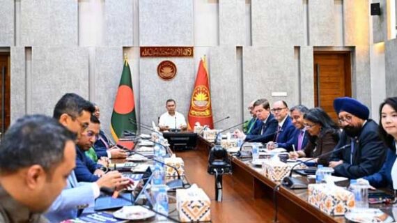 যুক্তরাষ্ট্র-বাংলাদেশ বিজনেস কাউন্সিলের প্রতিনিধি দলের সঙ্গে বৈঠকে প্রধানমন্ত্রী