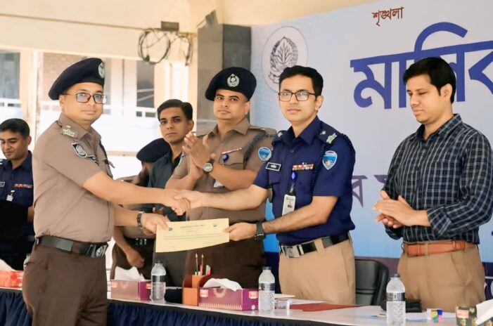 ব্রাহ্মণবাড়িয়া জেলার শ্রেষ্ঠ ওসি কসবা থানার আলী মোহাম্মদ রাশেদ
